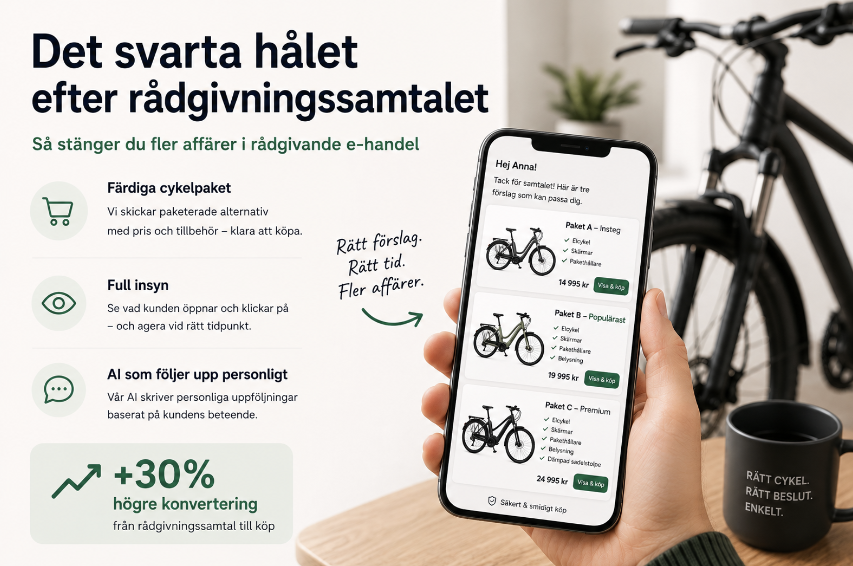 Det svarta hålet efter rådgivningssamtalet – så stänger du fler affärer i rådgivande e-handel